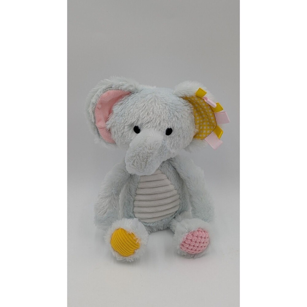 Make Believe Ideas Elephant Plush Stuffed Baby Toy Tag Crinkle Ear Rattle 2021